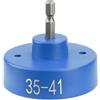 Oceanlend Adattatore per tappatura bottiglie con gambo esagonale da 1/4 per trapano elettrico, strumento di sigillatura per applicazioni di tappi di bottiglia (35-41 mm)