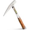 Estwing E13PM Rock Pick - Martello geologico con testa zigrinata e impugnatura in vera pelle, marrone, 368,5 g