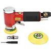 YONGZURA Smerigliatrice angolare pneumatica da 5,1 cm, strumento di lucidatura eccentrica 1800 giri/min per metallo, legno e mobili, tampone abrasivo da 7,6 cm con 90 PSI, utilizzo a basso flusso compresso