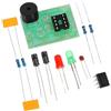 Gatuida Kit Elettronico Timer 555 Multivibratore Astabile Ne555 Circuito Lampeggiatore a Led Fai Da Te, Pratico Set Di Saldatura Per Principianti, Scheda Apprendimento Elettronica Da 3 Pezzi