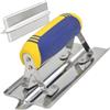 Generic Levigatrice per calcestruzzo in acciaio inossidabile - Scanalatrice ergonomica per calcestruzzo, curva intelligente per scanalatrice per calcestruzzo/Levigatrice manuale con estremità dritta