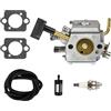 DORFEY Carburatore Aerox 3000Br420 Set carburatore Guarnizione Candela di accensionebr320 Sr320 Sr340 Mp19 Carburatore Lawn Mow Direct(BR420-MP19 Kit)