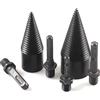 cskky 6 pezzi 32/42mm Punta for spaccare la legna da ardere Vite for Coni Quadrata Rotonda Esagonale for Trapano a Percussione .oth