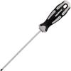 WOLFPACK LINEA PROFESIONAL Cacciavite piatto vuoto acciaio S2 manico TPR bimateriale. Dimensioni: 0,8 x Ø 4,0 x 125 mm. DIN5265
