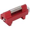 Floolinct Strumento guida per affilatura Maschera per affilare scalpello rosso per lame per piallatrice per la lavorazione del legno da 0 a 2,55 pollici