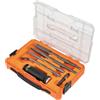 Klein Tools 32755SD SDS Plus Set di punte per trapano a percussione e scalpello, punte piatte a scalpello e punta a toro, da utilizzare con trapani a percussione rotanti e barre di leva portatili, 6