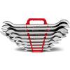 Capri Tools Set di chiavi combinate super sottili con supporto per chiavi, SAE, 1/4-1-1/4, 8 pezzi