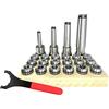 Krefting Tooling Set di pinze tipo ER40 (472E) con mandrino ER40 con cono morse (MK) DIN 228 MK3 M12 sì