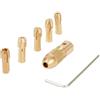 Minhe Un must have Aggiorna il tuo kit di strumenti con questo set essenziale di mandrini in rame da sette pezzi su misura per lavori di precisione