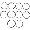 UYTGFO Adatto for potatore con maniglia superiore, sega, motosega, decespugliatore, tagliabordi, motore, altro, anello pistone da 1,0 mm, diametro 34 mm, 36 mm, 37 mm, 40 mm, 48 mm(37mm x 1.0mm)