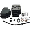 UYTGFO Misura for Stihl FS120 FS200 FS250 Silenziatore Di Scarico Filtro Del Carburante Paraolio Cuscinetto Trimmer Pezzo di Ricambio di Ricambio 35 Millimetri Cilindro Pistone Kit
