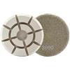 HOMESOM Tampone per lucidatura per pavimenti da 4 pollici 3 pezzi secco bagnato uso pavimento pietra disco abrasivo marmo granito pavimento rinnovare rettifica tamponi grana 3000