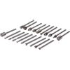 SEWOART 20 pezzi Rotanti in Acciaio ad Velocità per Incisione Intaglio Levigatura e Foratura Legno Utensili Resistenti e Precisi per Modellismo e Falegnameria
