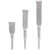 ERRORY Scalpelli a 4 denti in acciaio da 32 mm, punta da trapano per piastrelle, calcestruzzo, mattoni, demolizioni e scalpelli a martello per scanalature a parete