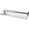 WABROTECH Spatola ergonomica per superfici con manico maneggevole, 120 cm, spatola larga a mano, 1,2 kg, spatola per facciate in alluminio, per stuccare pareti e soffitti, utensili per cartongesso in