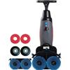 Generic Pulitore per piastrelle per pavimenti, mini macchina di pulizia efficiente, rotazione a 360°, senza fili, per pavimenti in piastrelle, legno duro e marmo