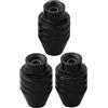 CYRENT Mandrino multiplo da 0,3-3,4 mm, senza chiave, cambio rapido a tre ganasce, mandrino M7 M8 x 0,75 (M7 x 0,75 mm di lunghezza)
