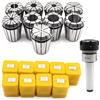 Loobiiny Mandrino per pinza di precisione M12 MK3 ER32 + ER32, 9 pezzi, per frese da 2-20 mm
