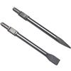 Werkon Professionale SDS Hex - Set di forbici da 2 pezzi, 35 x 410 mm, scalpello piatto scalpello a punta esagonale 30 mm, piatto appuntito di larghezza per martello di demolizione
