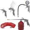 WOLFPACK LINEA PROFESIONAL Kit Accessori Per Compressore Aria Compresso 5 Pezzi Con Click Rapido