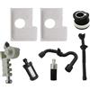 DORFEY Kit tendicatena regolatore filtro aria carburante olio adatto for motosega sthil MS180 MS170 018 017, ricambio parte 1130 141 2200