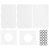 WIHFHGZ Scatola Raccolta Polvere Rettangolare in Acrilico Trasparente con 2 Fori, Contenitore per Levigatura e Incisione, Dimensioni 30x20x18 cm - Alta Visibilità, Facile Installazione,