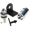 X-Institute Nuovo Trapano A Mano Tornio Pressa 555 Motore per W/1/8 Mandrino+Staffa Di Montaggio 12-