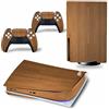 PDURMBUAB Nessuna Schiuma Nessuna Bolla Per PS5 Skin Disc Edition & Digital Console E Controller Vinyl Cover Skins Wraps Resistente Ai Graffi, Compatibile Con 350388(Disc Version)