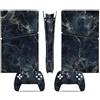 LNMLRBXEXZ Compatibile Con Adesivi Skin Per PS5 Slim Skin Disc Edition & Per Digital Console Controller Vinyl Cover Skins Wraps Scratch Resistant Compatible 38061 Avvolgimento(Disc Version)