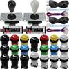 SJ@JX Arcade Game 2 Player Controller DIY Kit Microswitch Recessed Button 4&8 Way Joystick Zero Delay USB Encoder Fighting Stick Handles Console for PC MAME Raspberry Pi Retropie