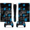 YLMKMVLCZC Pelle Decalcomania Per PS5 Slim Skin Digital Edition Console E Controller Vinyl Cover Skins Wraps Resistente Ai Graffi Compatibile Con 61121 Avvolgimento Della Pelle