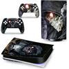 GALSOR Protettivo Pelle Decalcomanie Anime Console Per PS5 Disk Edition 2 Controller Pellicola Vinile Avvolge, Durevole, Resistente Graffi 07007 Senza Bolle E Senza Residui