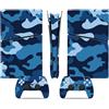 LNMLRBXEXZ Compatibile Con Adesivi Skin Per PS5 Slim Skin Disc Edition & Per Digital Console Controller Vinyl Cover Skins Wraps Scratch Resistant Compatible 01802 Avvolgimento(Disc Version)