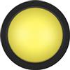 Smandy Pulsante Registrabile, Plastica con Luce LED, Facile Montaggio per Distributori Automatici Interattivi e Macchine da Gioco, Diametro 100 Mm (100#-giallo+interruttore a tre gambe+luce LED)