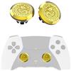 KD.FLY Levette in metallo per controller bordo PS5, 2 pezzi, kit di ricambio per joystick personalizzato per controller PS5 DualSense Edge, parti di accessori per levette metalliche in alluminio