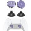 KD.FLY Tappi per levette intercambiabili in metallo e base per levette per controller PS5, kit di ricambio per controller PS5 Dual Sense, 2 joystick, 2 basi per levette, stella