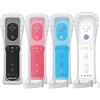Gamrombo Motion Plus - Controller Wii, compatibile con Wii/Wii U, con custodia in silicone e cinturino da polso (bianco, nero, rosa, blu)