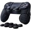 CHIN FAI CHINFAI PS4 Controller DualShock4 Custodia protettiva in silicone antiscivolo per controller Sony PS4 PS4 Slim PS4 Pro con 8 impugnature per pollice