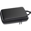 vhbw custodia compatibile con Nintendo 2DS console di gioco - case + laccetto con moschettone, nero
