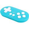 Tangxi Mini Controller Portatile per Gamepad Wireless Bluetooth Portatile per Computer Cellulare, Gamepad da Viaggio per Uso Versatile Giallo per Giocatori in Movimento Materiale ABS (Blu Verde)