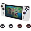 Generic Controller Joystick Tappo Silicone Thumbstick Copertura Sostituzione per Rog Ally Console di Gioco Analogico Bastone Copertura Pollice Bastone Tappo Riparazione Accessori (Confezione da 4)