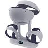 Dwdzey Supporto di ricarica per controller con supporto per occhiali, supporto per display di ricarica e supporto per occhiali per PSVR2 Accessori di gioco