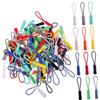 VERDANVERSE 120 Pezzi Cerniera Tpu Colorati Estensori Zip Resistenti per Valigie Compatibili con Facili Installare