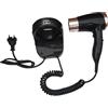 ElriBird Asciugacapelli da parete per hotel, 1600 Watt, Premium, nero