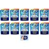 Felce Azzurra 10x Coccolino Ammorbidente Concentrato Intense Care Campanula Selvatica & Bergamotto,Eco Pack 26 Lavaggi,Formato Risparmio in Busta da 600ml + 1 Busta di Talco Felce Azzurra in omaggio da 100g