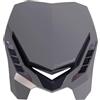 Polisport 8670800005 - Faro anteriore E-BLAZE in fibra di carbonio con lampada a LED compatibile con tutti i modelli motocross/enduro in colore nardo grigio