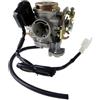 2EXTREME Carburatore 2EXTREME con starter elettrico per scooter GY6 4 tempi da 50cc, ricambi per Kymco Agility RS DJ, Baotian BT49QT, Rex, Explorer, Peugeot Kisbee, Znen, 139QMB 139QMA
