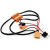 O-NEX LED Resistenza Kit H7 Relay Adattatore per Cablaggio Anti Flicker Decoder Errore canceller d'avvertimento