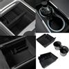 TOPABYTE 3 Pz Center Console Organizer per Tesla Model Y 2021-2024 e Model 3 2021-2023 Vassoio Bracciolo Scatola di Immagazzinaggio Vano Portaoggetti Portabicchieri per Console Centrale