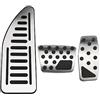 Gdgkwhj copripedali manuali Per Jeep Per Compass 2017 2018-2025 Per Rengade 2015-2025 LHD Copri pedale poggiapiedi freno acceleratore Copri pedale Auto Copri Pedali(3Pc AT with rest)